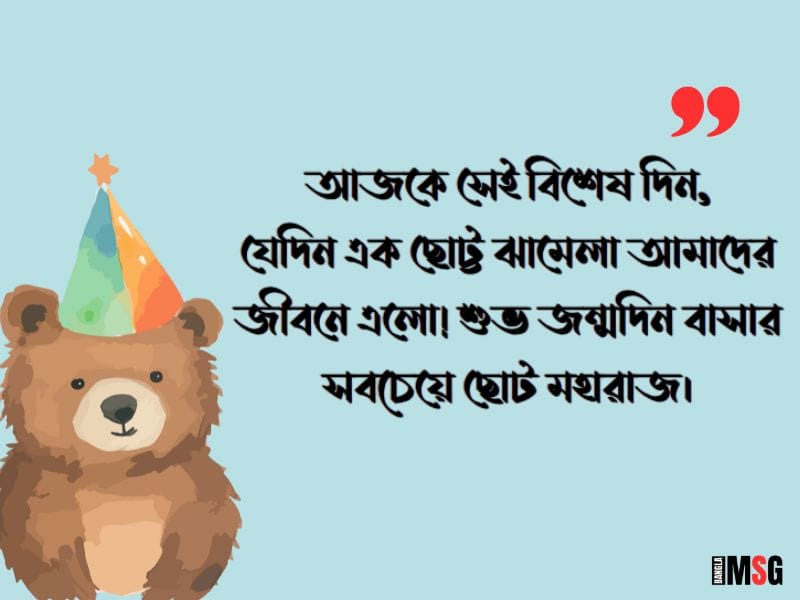 ছোট ভাইয়ের জন্মদিনের ফানি শুভেচ্ছা