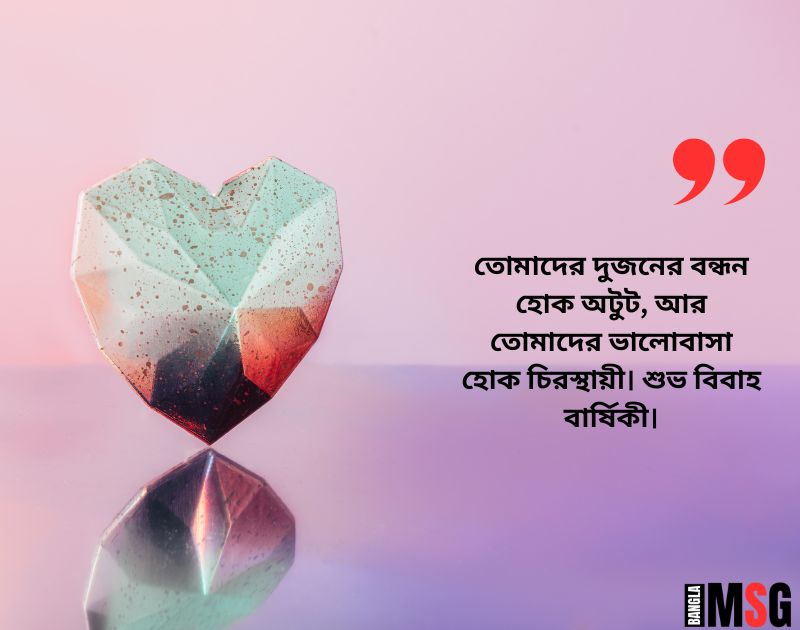 বিবাহ বার্ষিকী শুভেচ্ছা মেসেজ