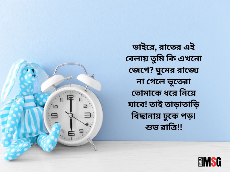 ভাইকে শুভ রাত্রি শুভেচ্ছা