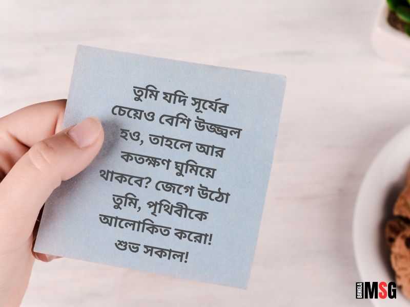 শুভ সকাল রোমান্টিক মেসেজ