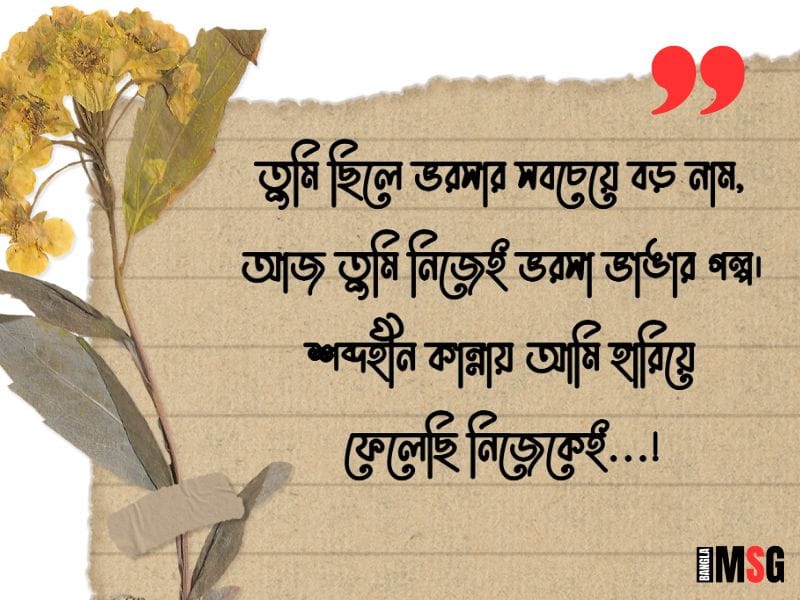 স্বামীকে নিয়ে কষ্টের ক্যাপশন