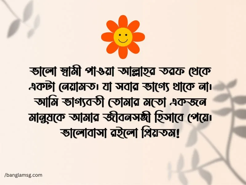স্বামীকে নিয়ে ভালোবাসার স্ট্যাটাস