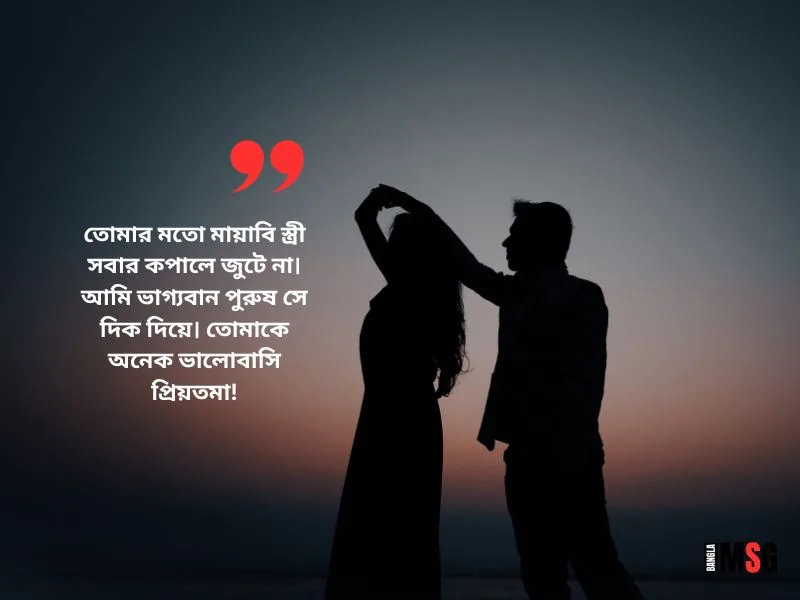 স্ত্রীকে ভালোবাসার মেসেজ | Photo Source: Canva.com