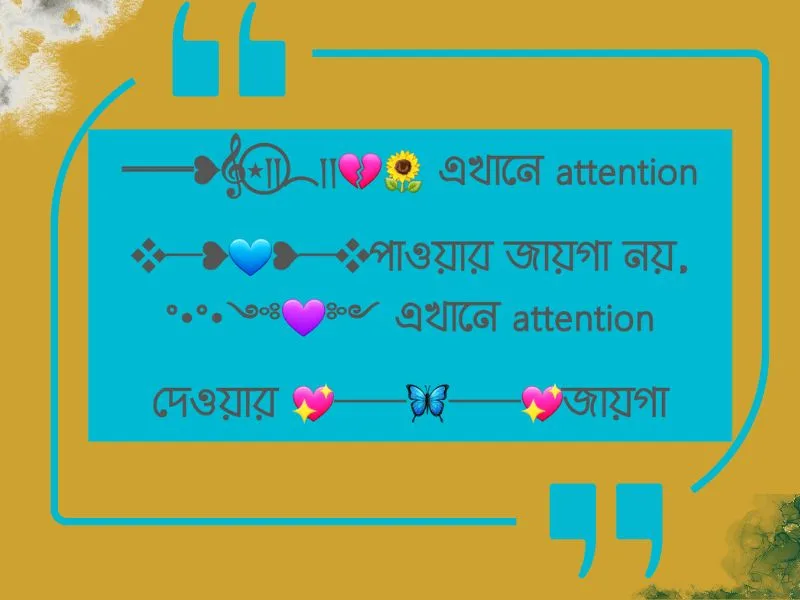 High level attitude status in Bangla