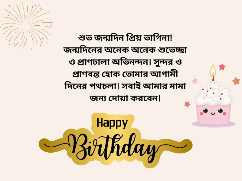 ভাগিনার জন্মদিনের শুভেচ্ছা স্ট্যাটাস