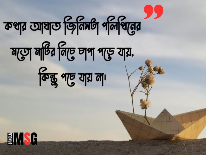 আঘাত নিয়ে উক্তি