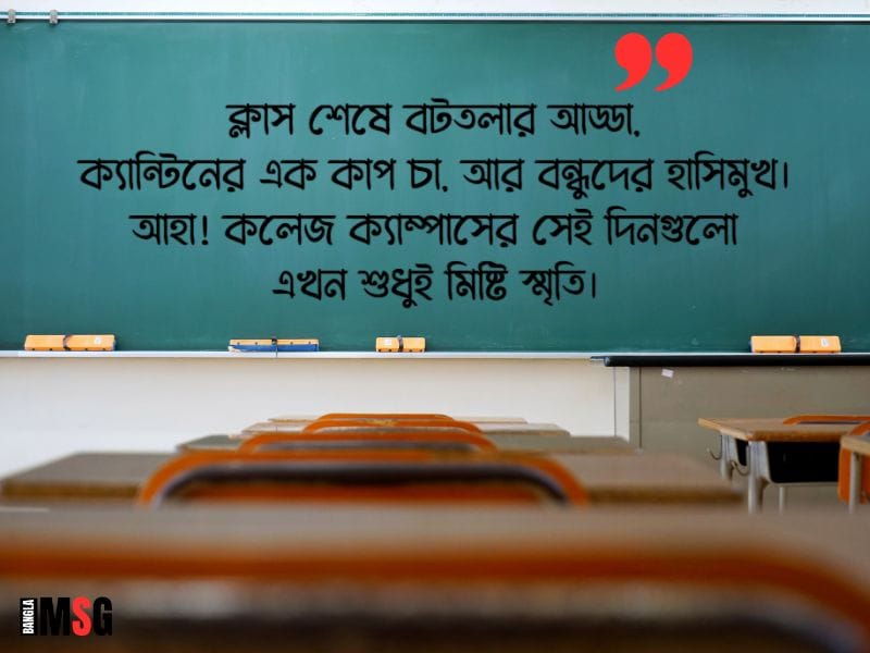 কলেজ ক্যাম্পাস নিয়ে স্ট্যাটাস