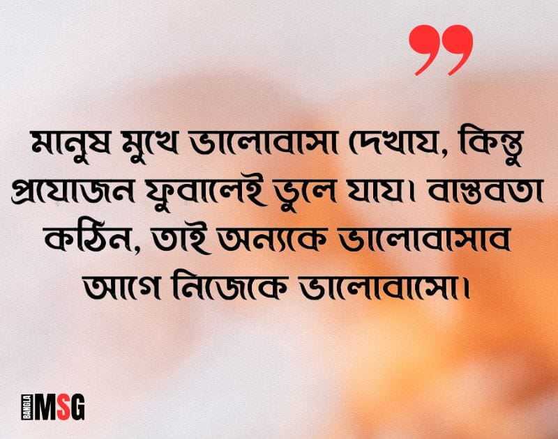 বাস্তবতা নিয়ে ফেসবুক স্ট্যাটাস