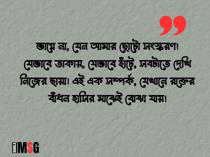মামা ভাগ্নে ফেসবুক স্ট্যাটাস