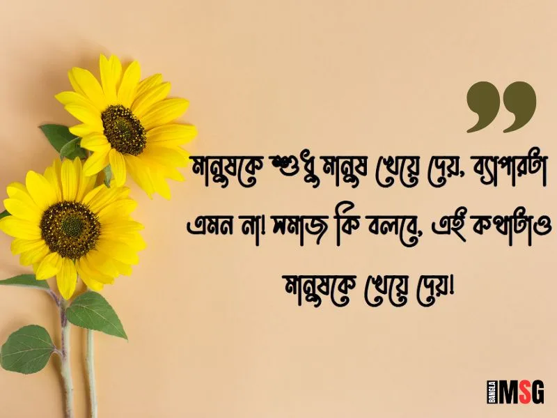 সমাজ নিয়ে উক্তি