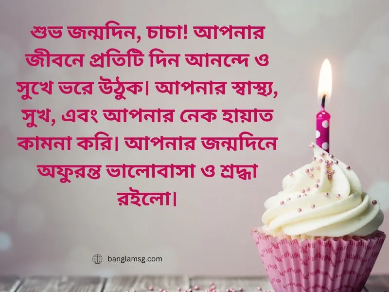 চাচার জন্মদিনের শুভেচ্ছা