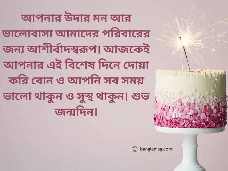ছোট বোনের জামাইকে জন্মদিনের শুভেচ্ছা