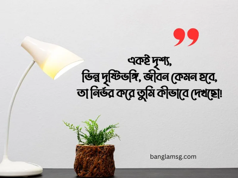 দৃষ্টিভঙ্গি নিয়ে ক্যাপশন