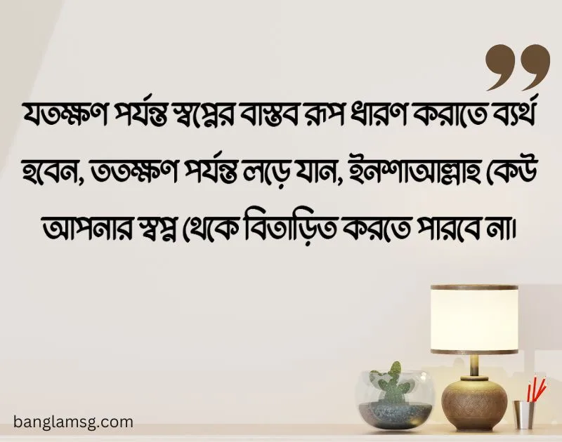 স্বপ্ন নিয়ে মোটিভেশনাল উক্তি