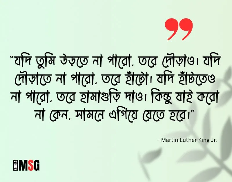 স্মরনীয় উক্তি — Martin Luther King Jr.