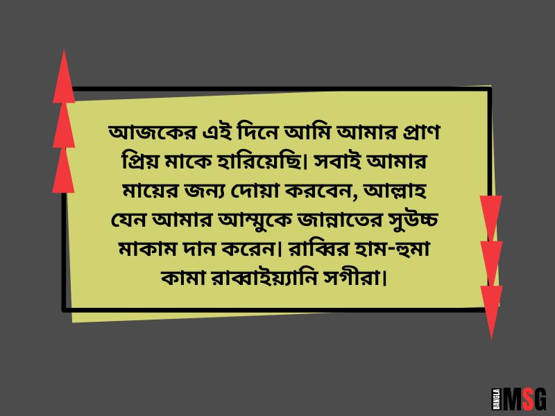 মৃত্যু বার্ষিকী স্ট্যাটাস ও উক্তি