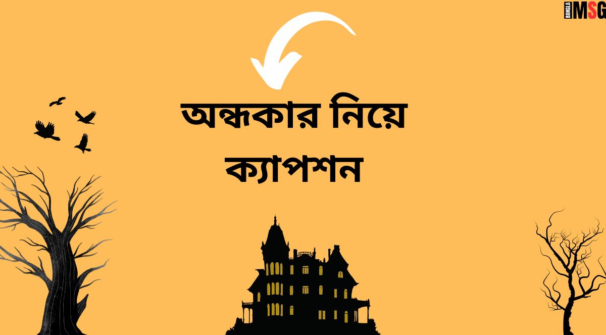 অন্ধকার নিয়ে ক্যাপশন