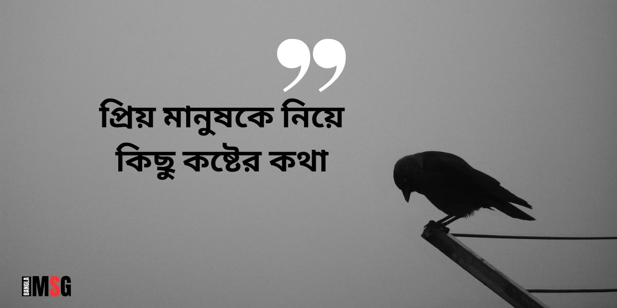 কষ্টের কথা প্রিয় মানুষকে নিয়ে কিছু কষ্টের কথা