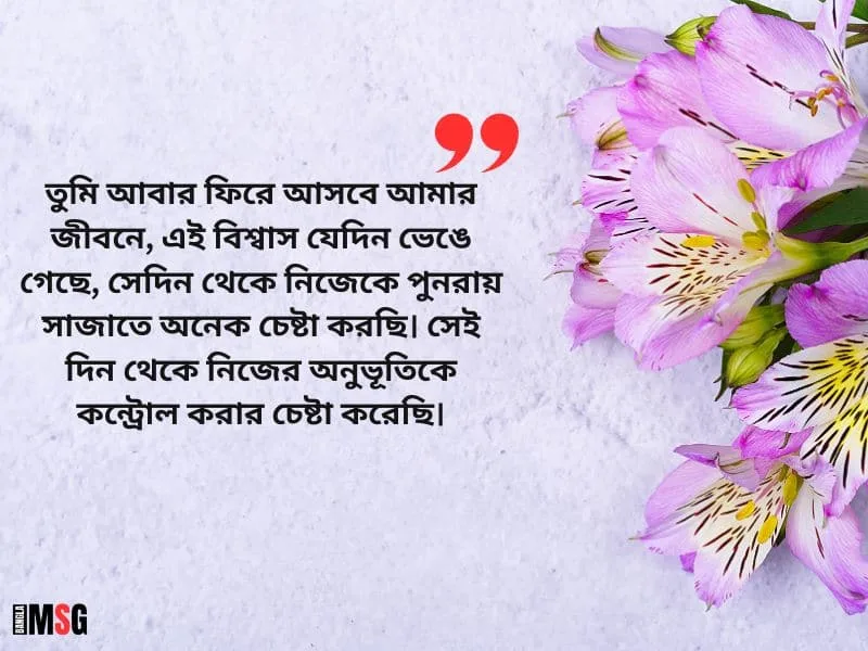 নিজের অনুভূতি নিয়ে ক্যাপশন