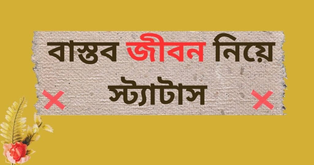 বাস্তব জীবন নিয়ে স্ট্যাটাস